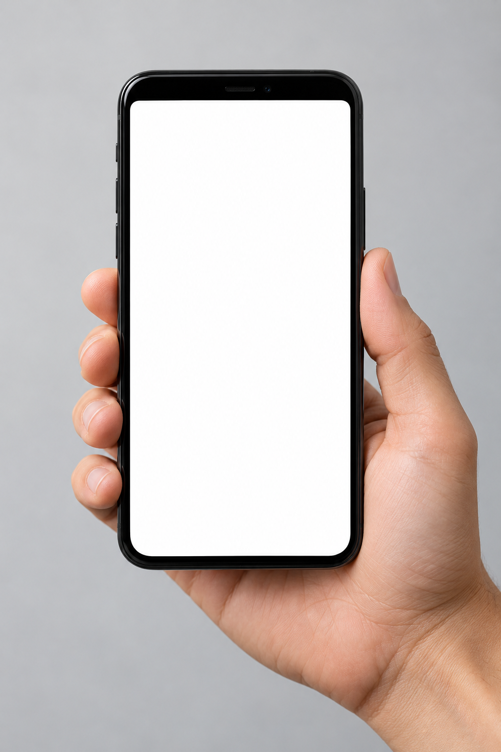 Hand mit Smartphone